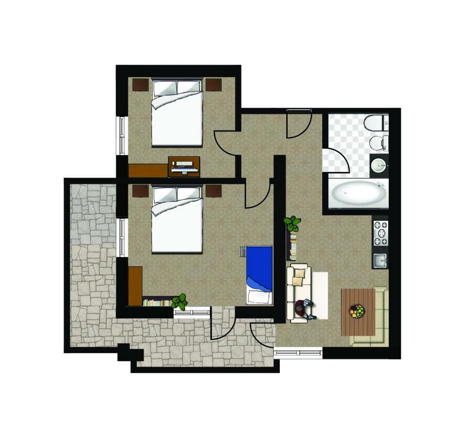 Apartments Fiordalisi 科尔福索 外观 照片